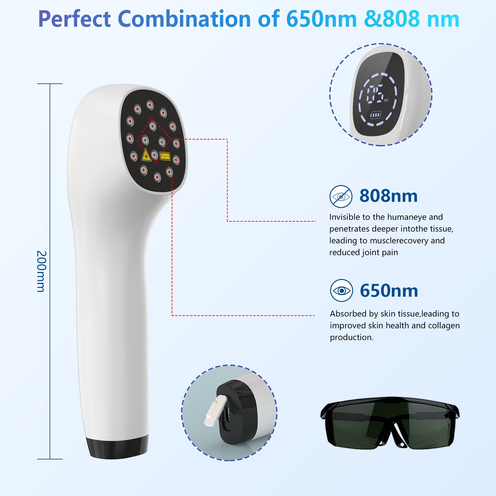 KTS® Cold Laser Therapy Device for Muscle Reliever(Premium Version)