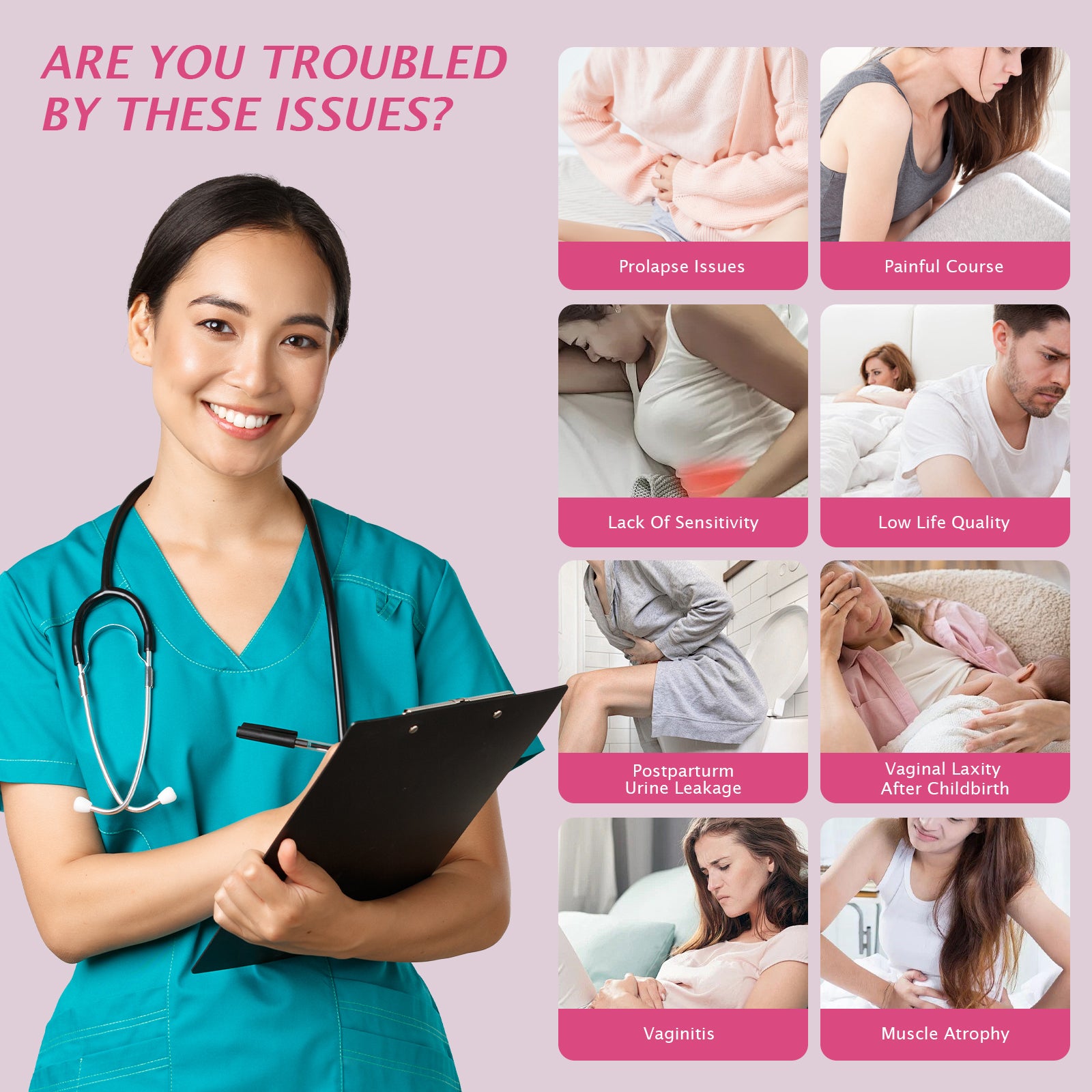 Women Postpartum Recovery Incontinence Treatment Device