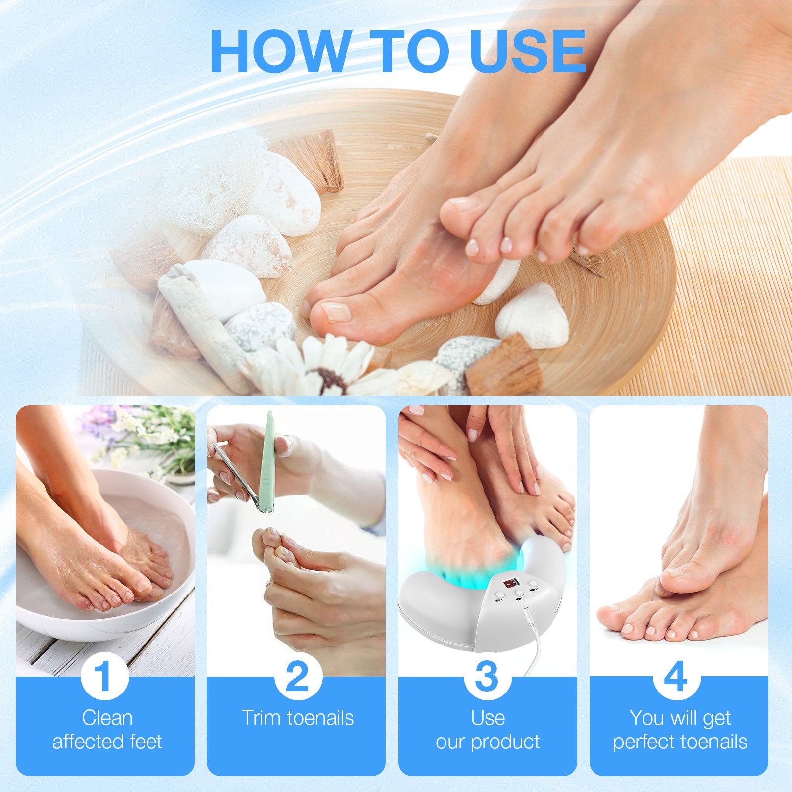 Nail Fungus Light for Multiple Toenail