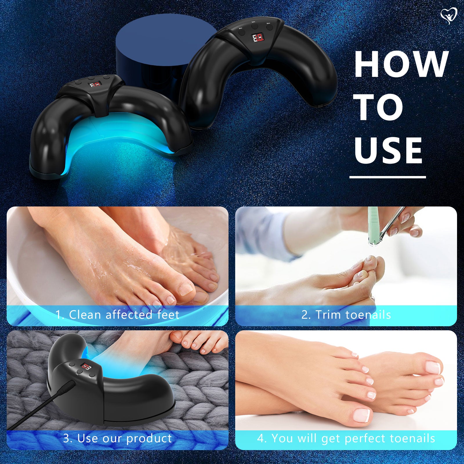 Nail Fungus Light for Multiple Toenail