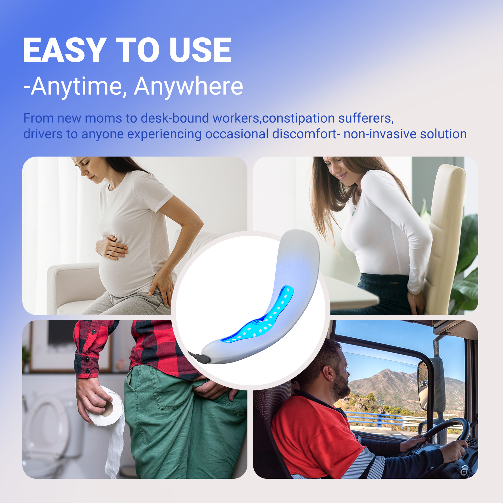 Portable Laser Hemorrhoids Treatment Device