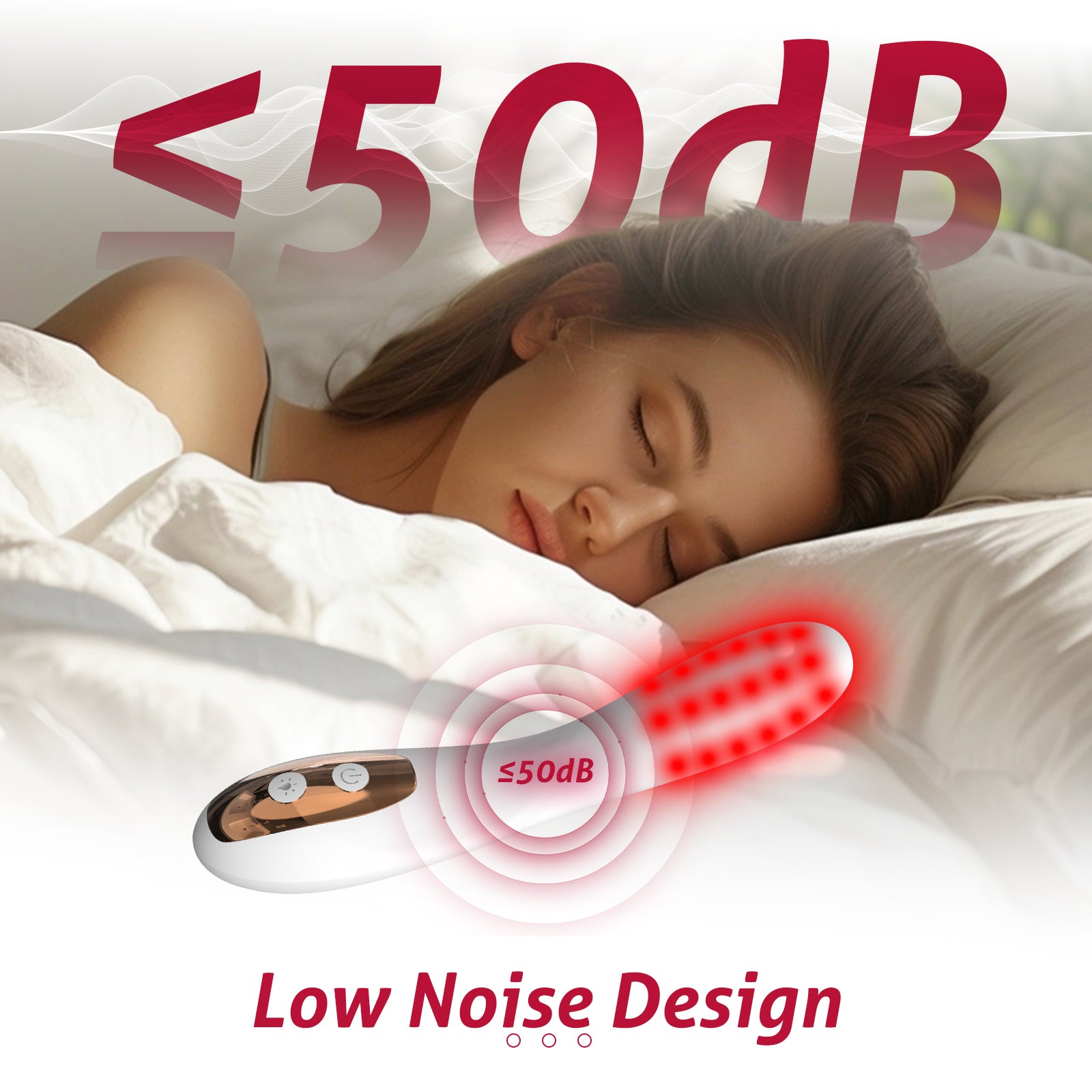 Female Red Light Intimate Health Device, with Heating Function