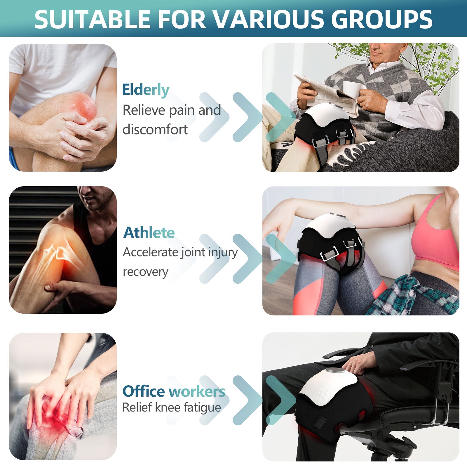 Knee 4 IN 1 Massager Osteoarthritis