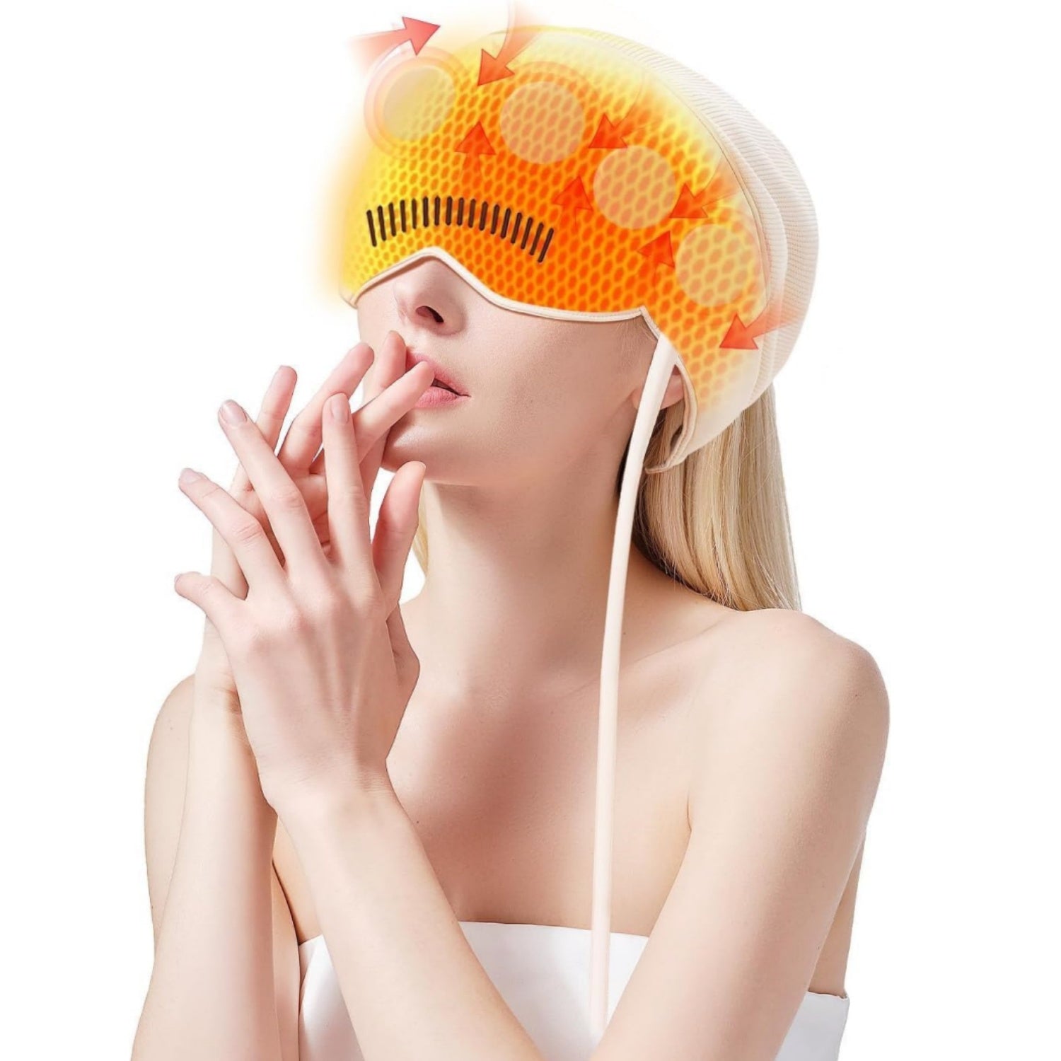 360° Full-Coverage Electric Head Massager