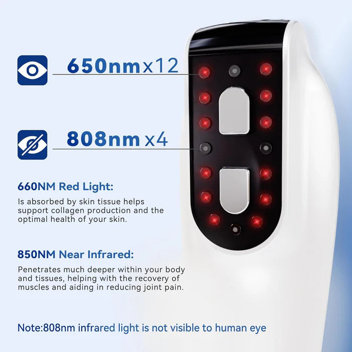 KTS® 2-in-1 Infrared Light Therapy Device for Pain Relief