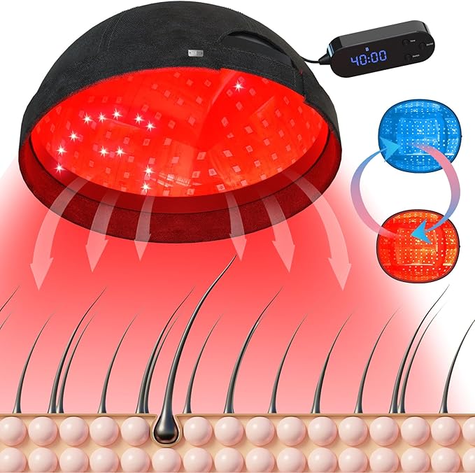 Red Light Therapy Cap for Hair Regrowth Hair Loss for Men and Women