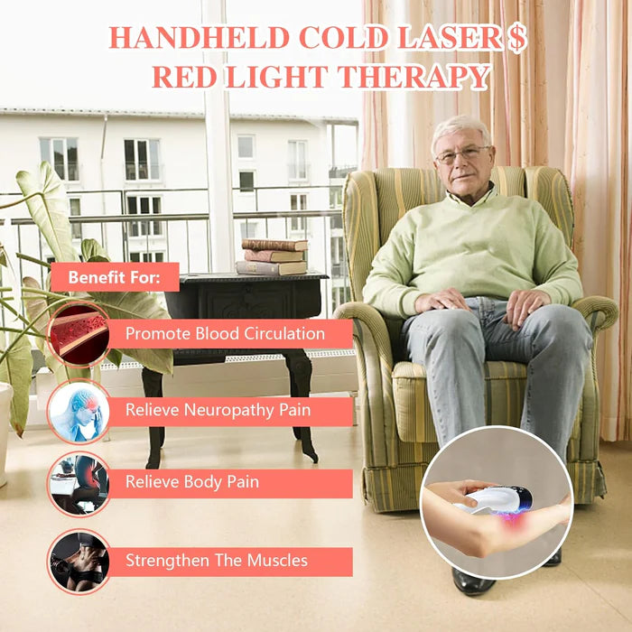 KTS® 2-in-1 Infrared Light Therapy Device for Pain Relief