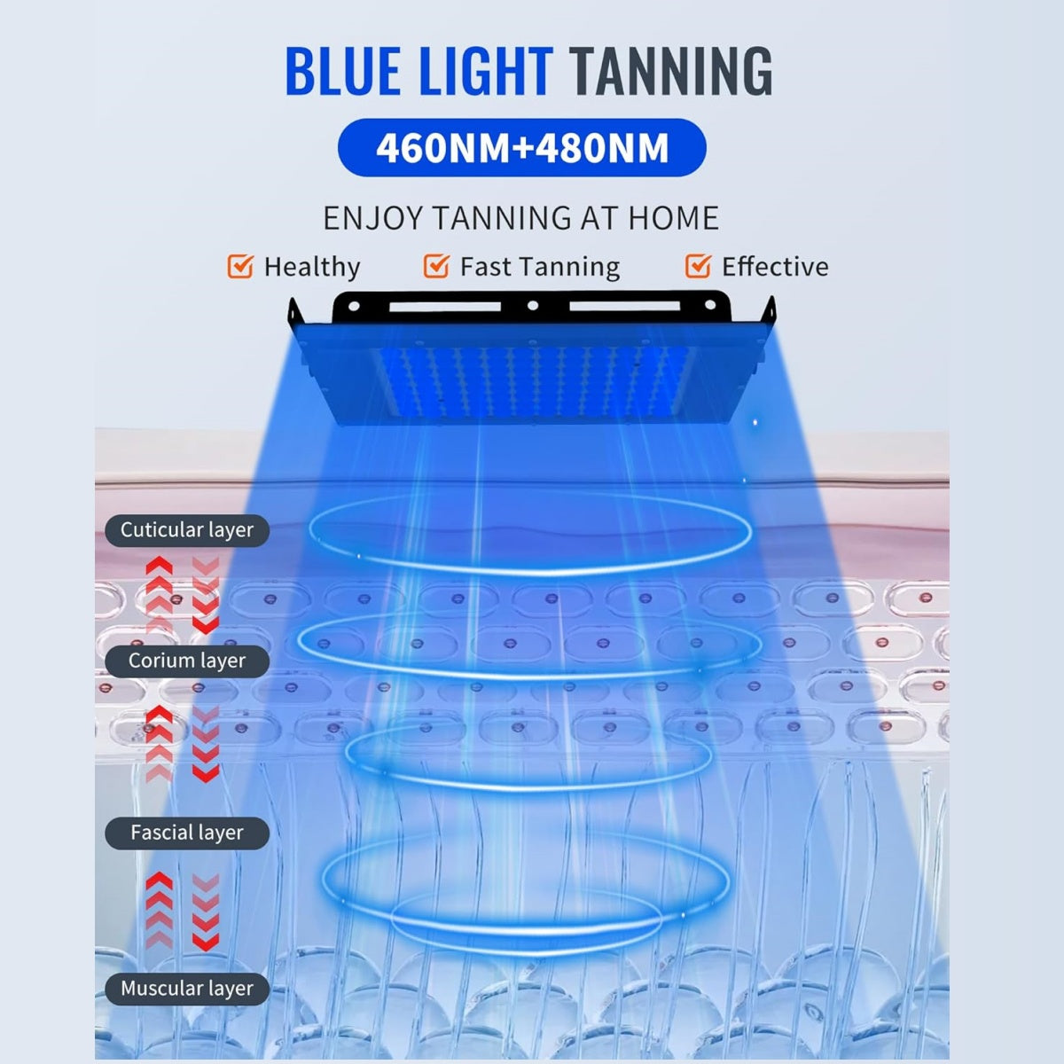 Sun Lamp Tanning Lamp for Face and Body