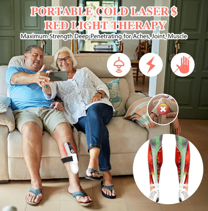 KTS® 2-in-1 Infrared Light Therapy Device for Pain Relief