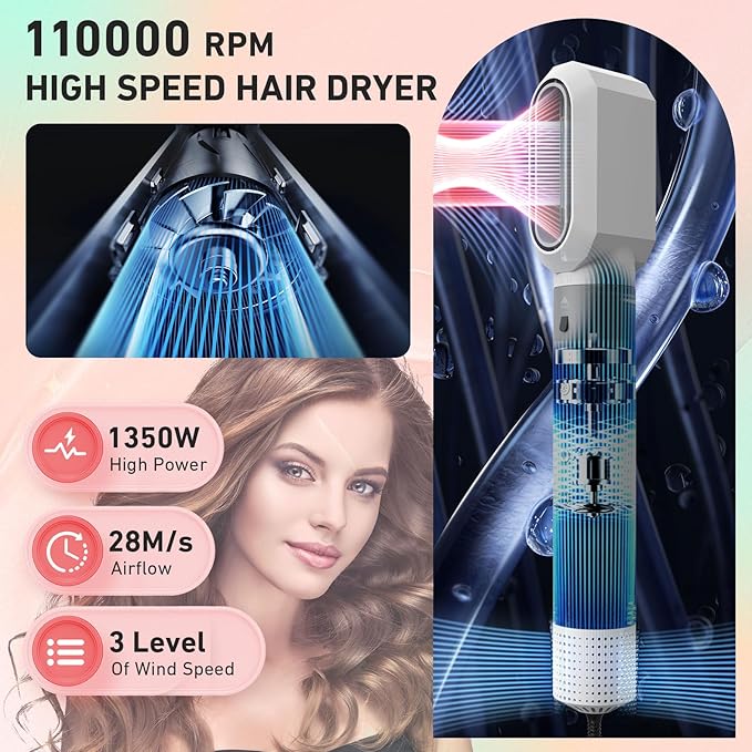 6 in 1 Hair Dryer Brush