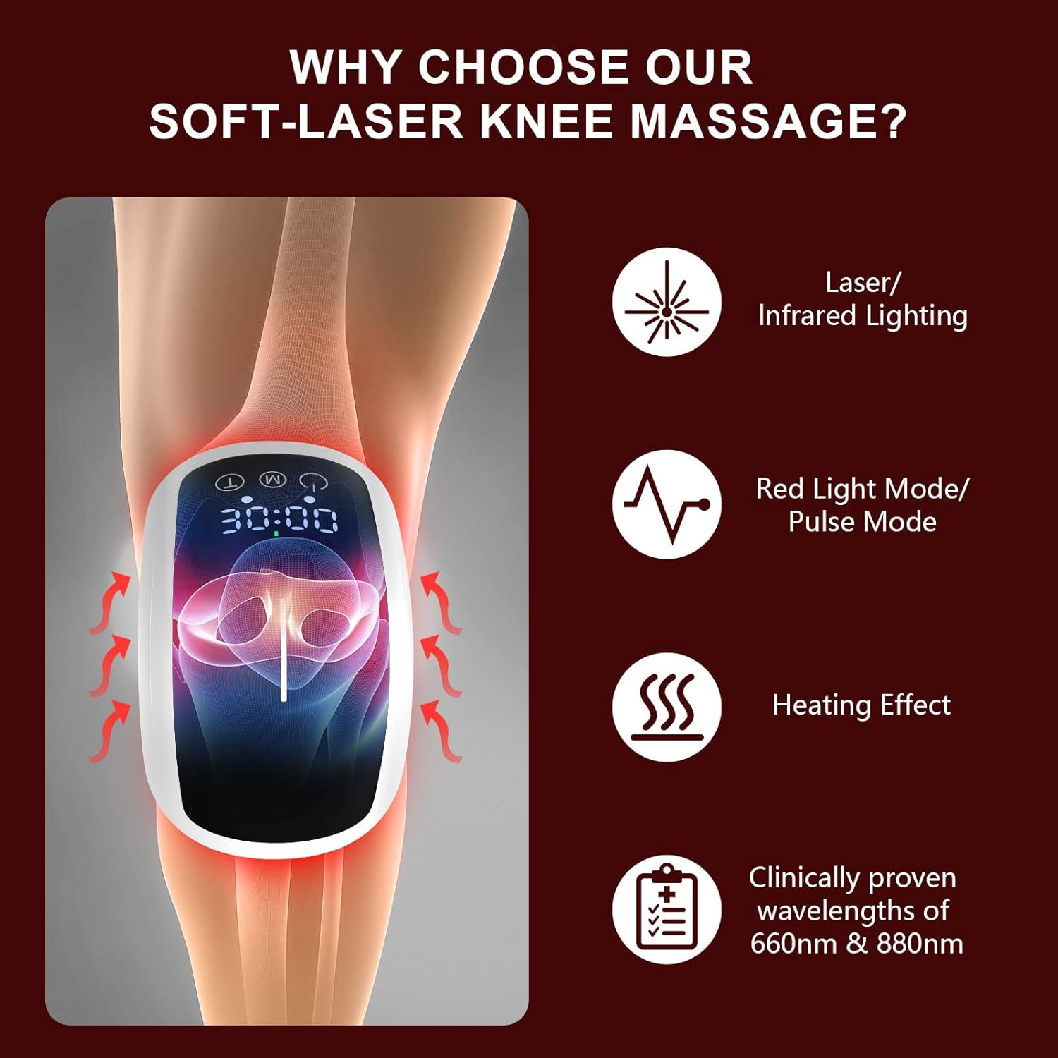 KTS® Laser Therapy Pain Relief Massager x2 Pieces