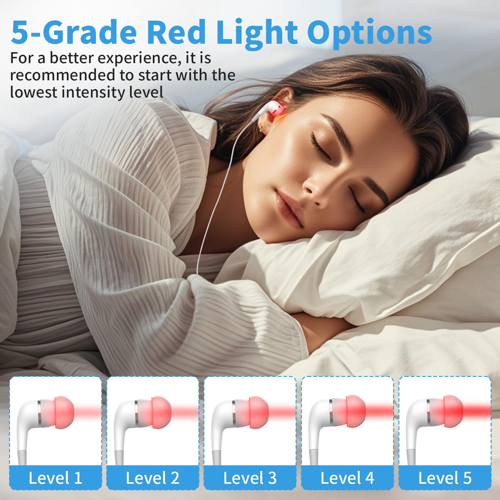 650NM Red Light Ear Therapy Device
