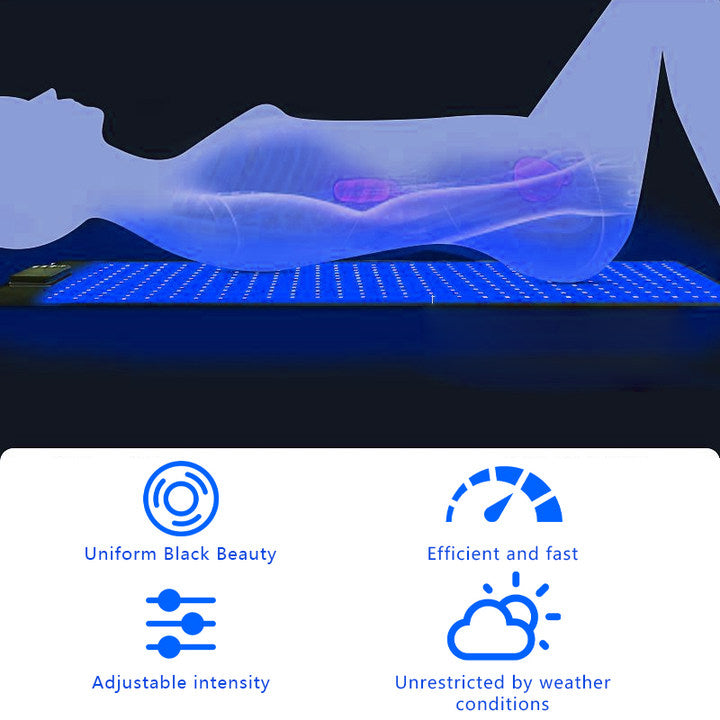 Blue Light Therapy Message Yoga Mat