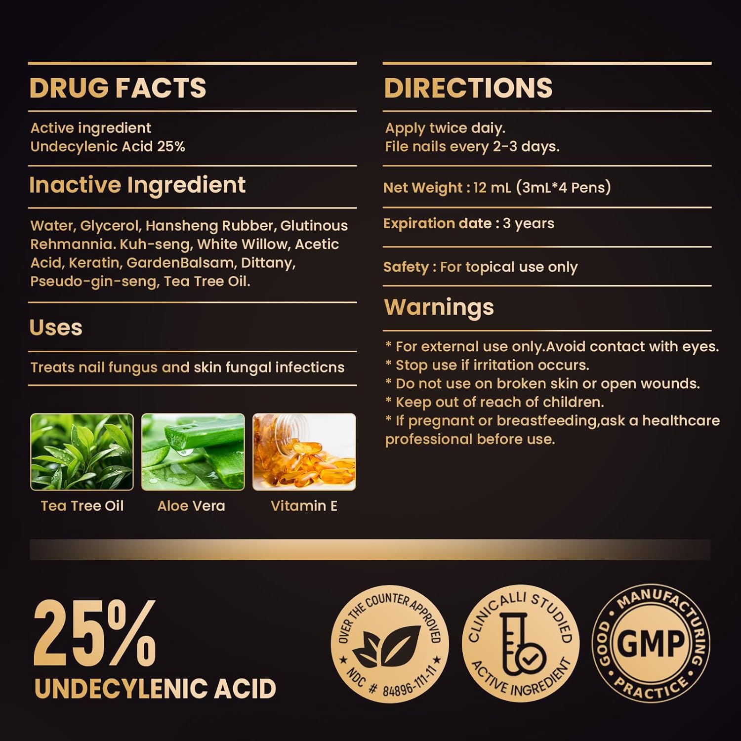 Toenail Fungus Treatment Extra Strength Pen for Toenail & Finger