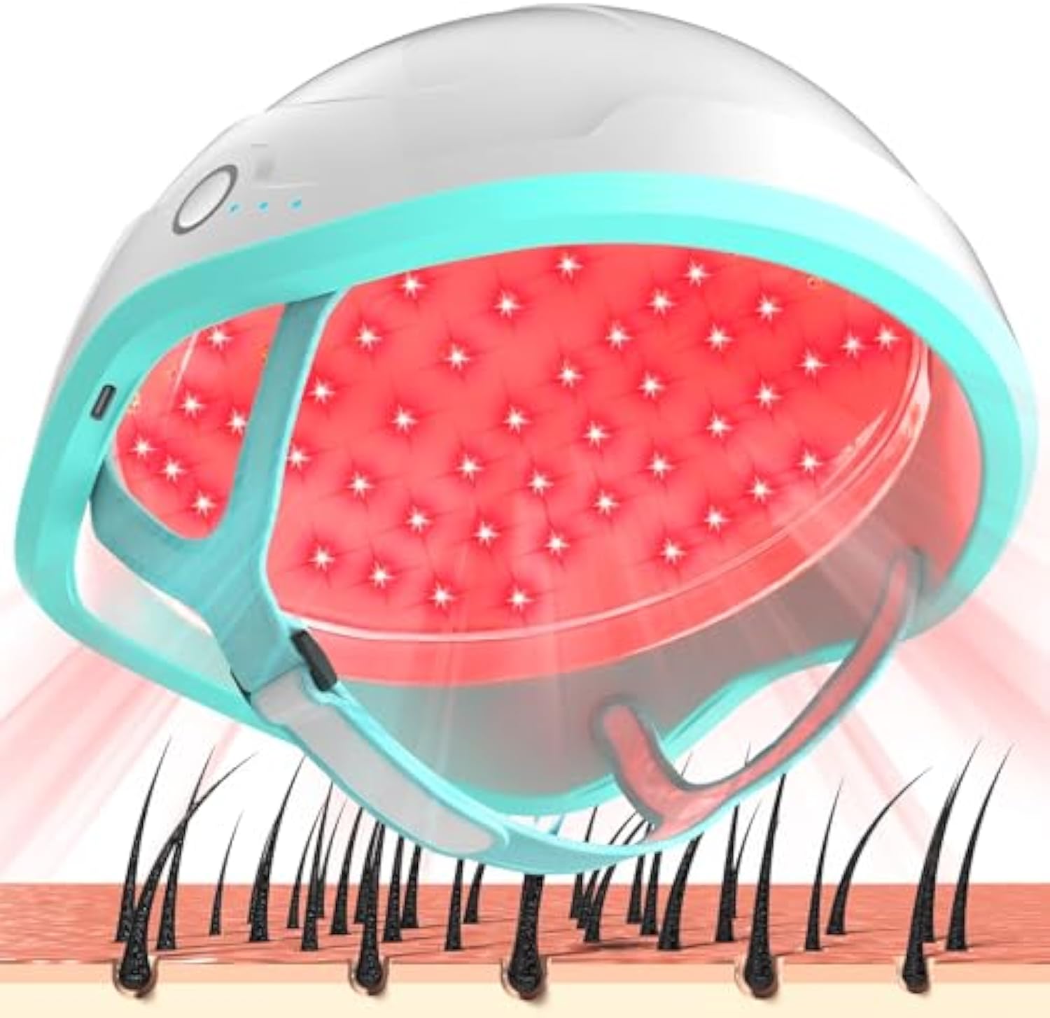 Red Light Helmet For Hair Regrowth(Cordless Device)