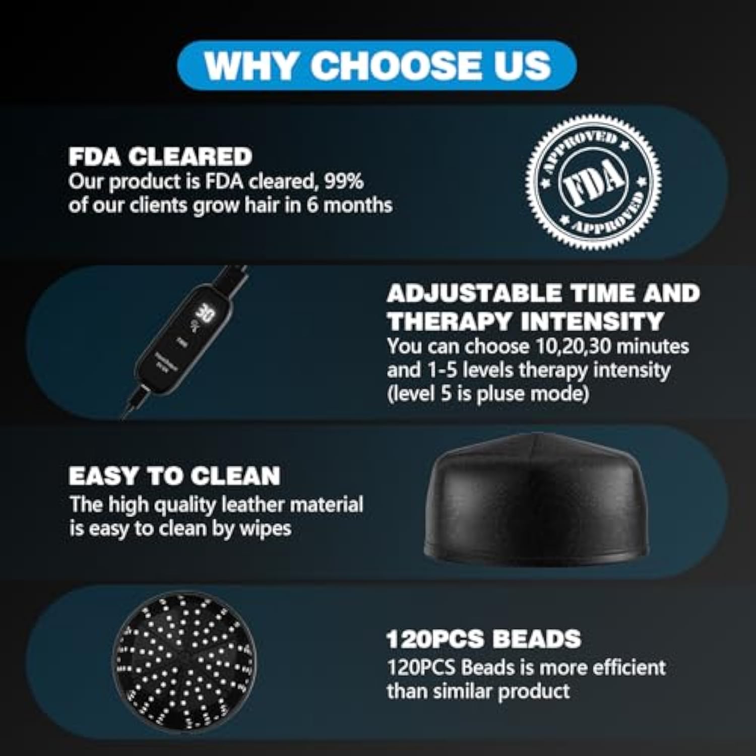 KTS® Laser Hair Regrowth Cap 1.0 Pro