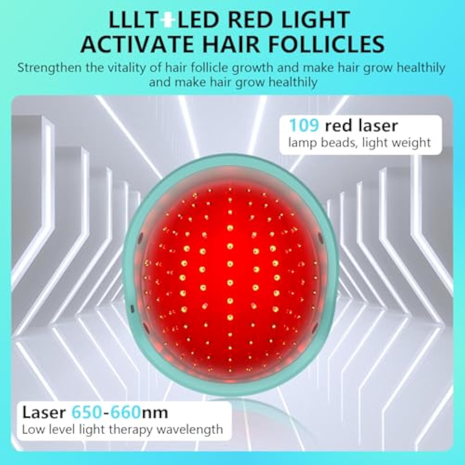 Red Light Helmet For Hair Regrowth(Cordless Device)