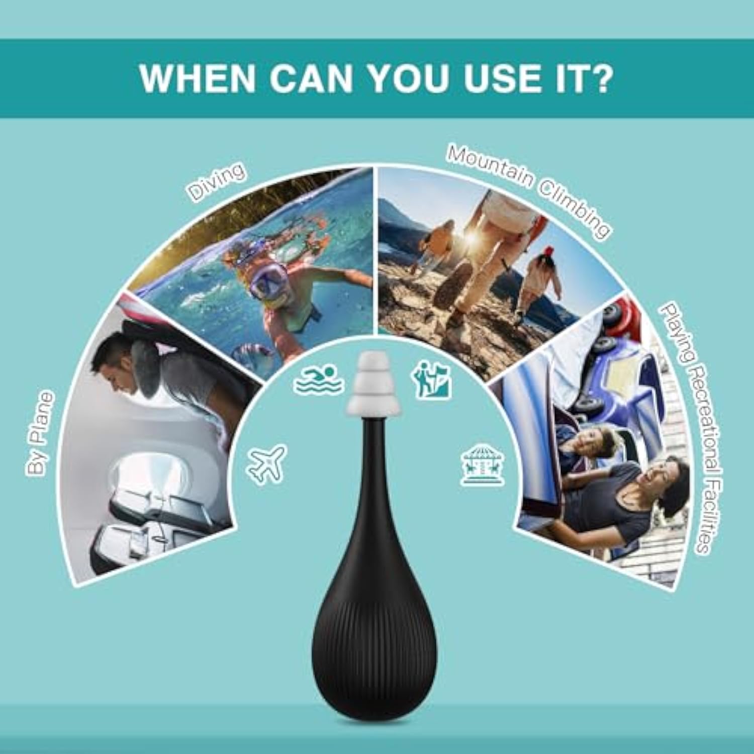 Ear Pressure Relief Device for Airplane Travel