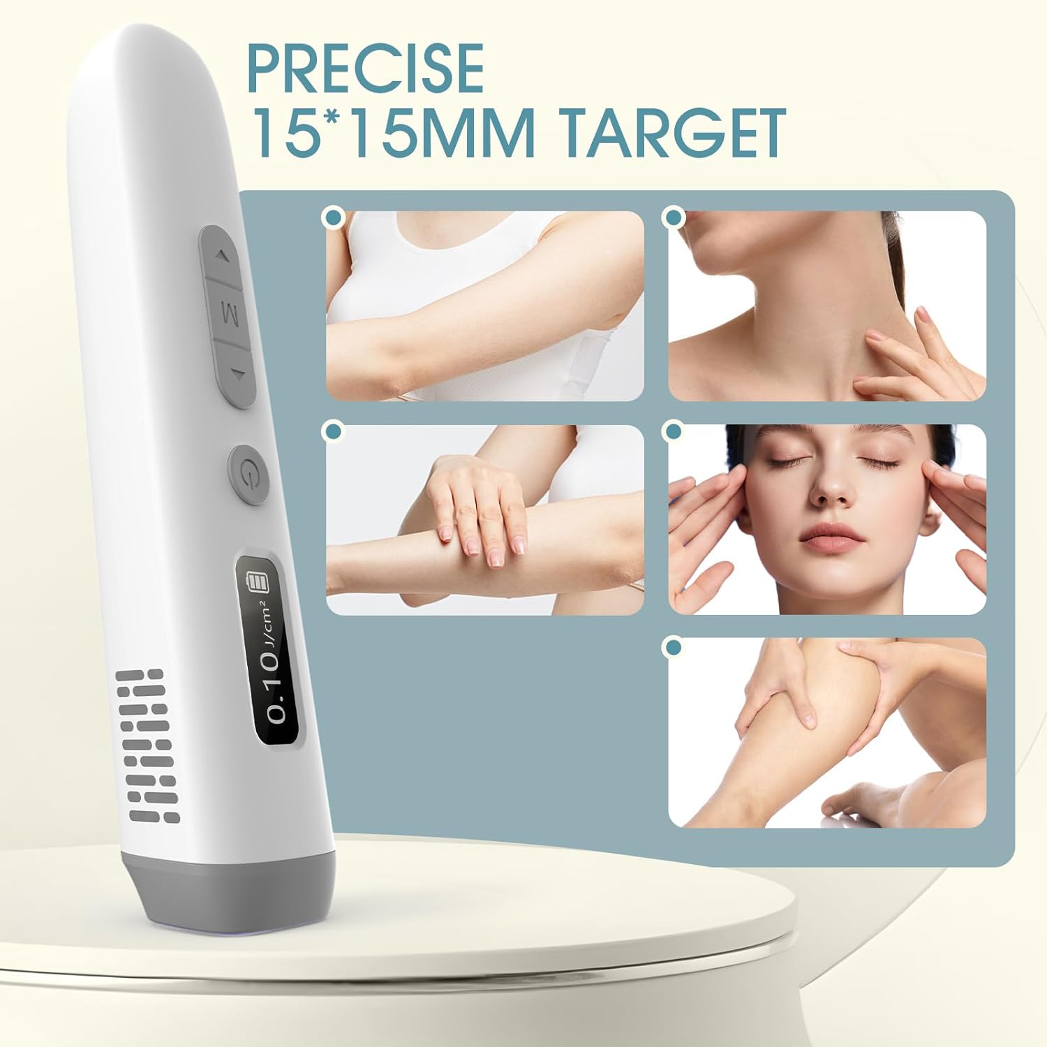 308nm UVB Light 𝗣𝗵ototherapy Device, Rechargeable UV Lamp with Timer and Protective Glasses