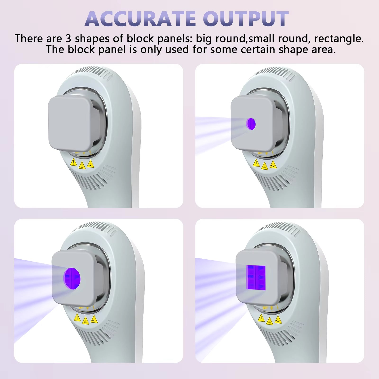 308NM UVB Phototherapy Light on The face, Neck and Limbs